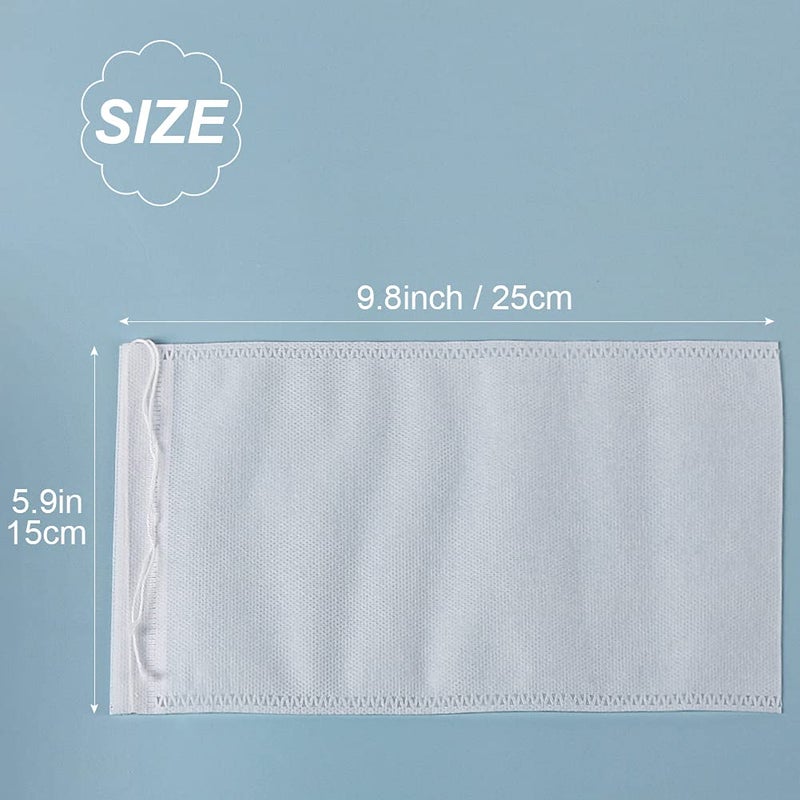 YQL Cold Brew Coffee Filter,50PCS 6X10 Inch No Mess Cold Brew Coffee Bags Disposable Mesh Brewing Bags Tea Filter Bag for Cold Brew Coffee or Tea(4x6/8x12inch Available) - Image 4